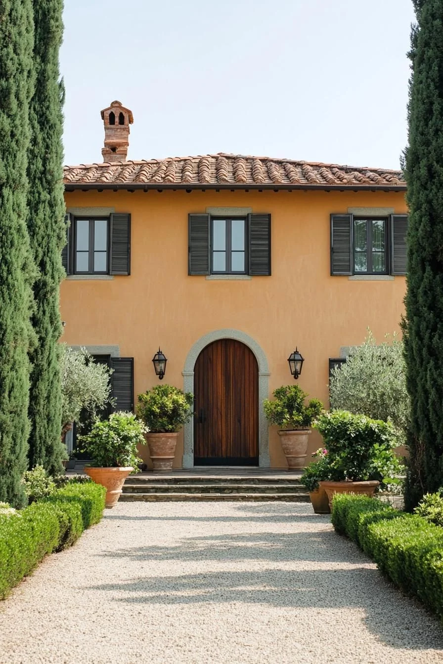 A Tuscan Farmhouse Tucked Among the Trees