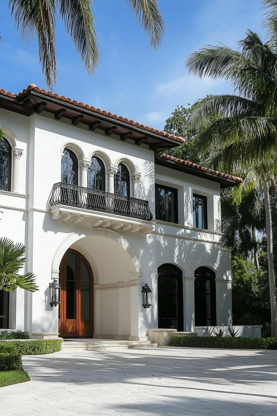 Italian-Style Villa in Palm Paradise