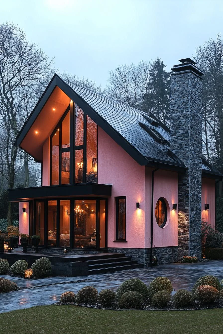 Twilight Bliss at a Rosy Retreat