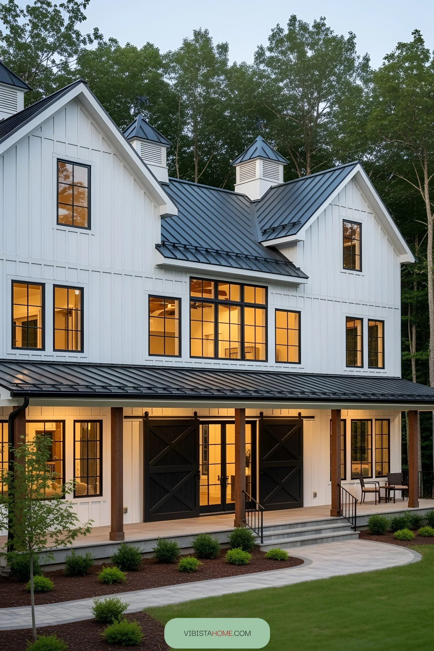 A Sleek Escape at the Pristine White Barn
