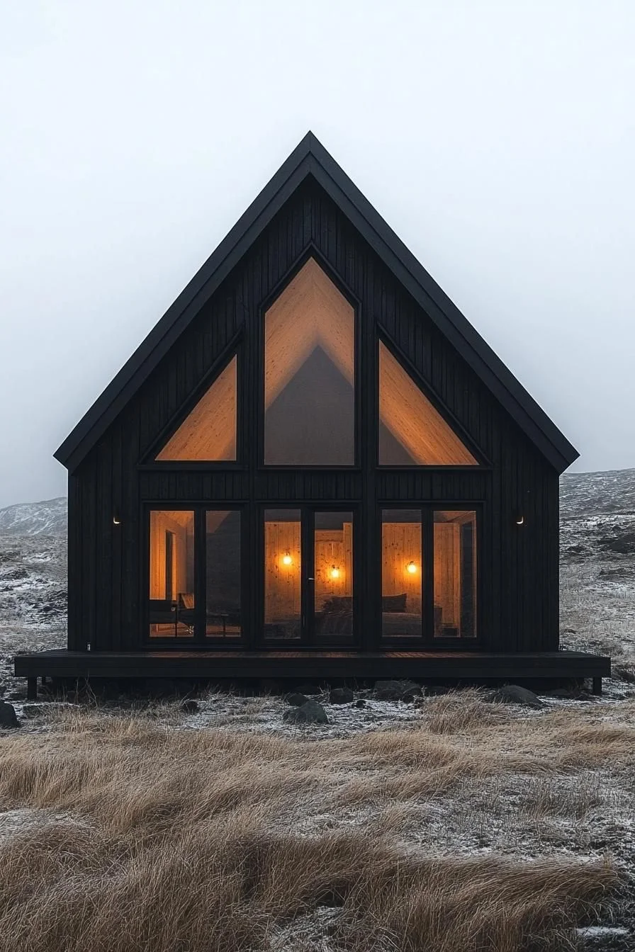 A Lantern-Lit A-Frame Getaway