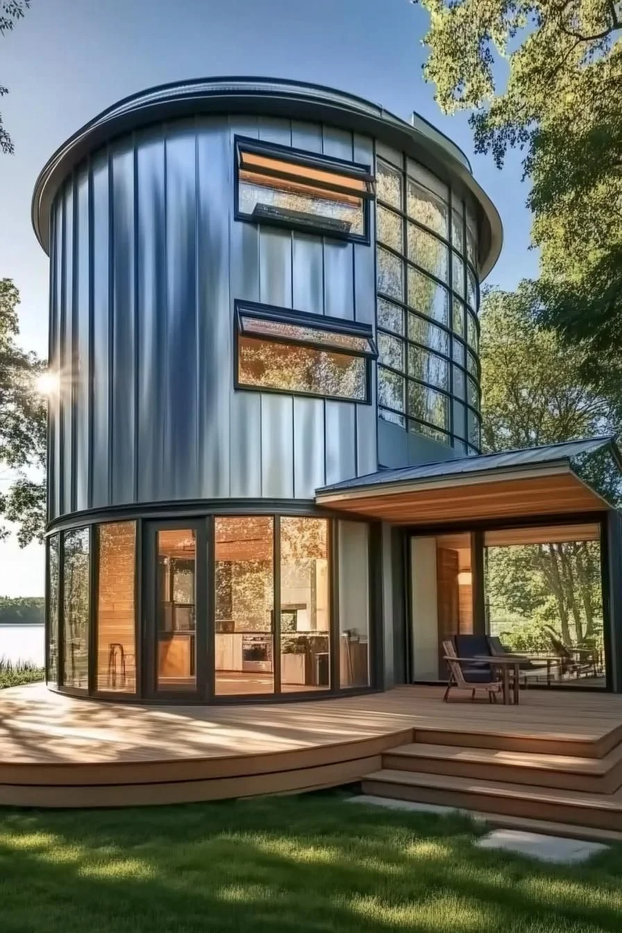 A Modern Take on Silo House Design