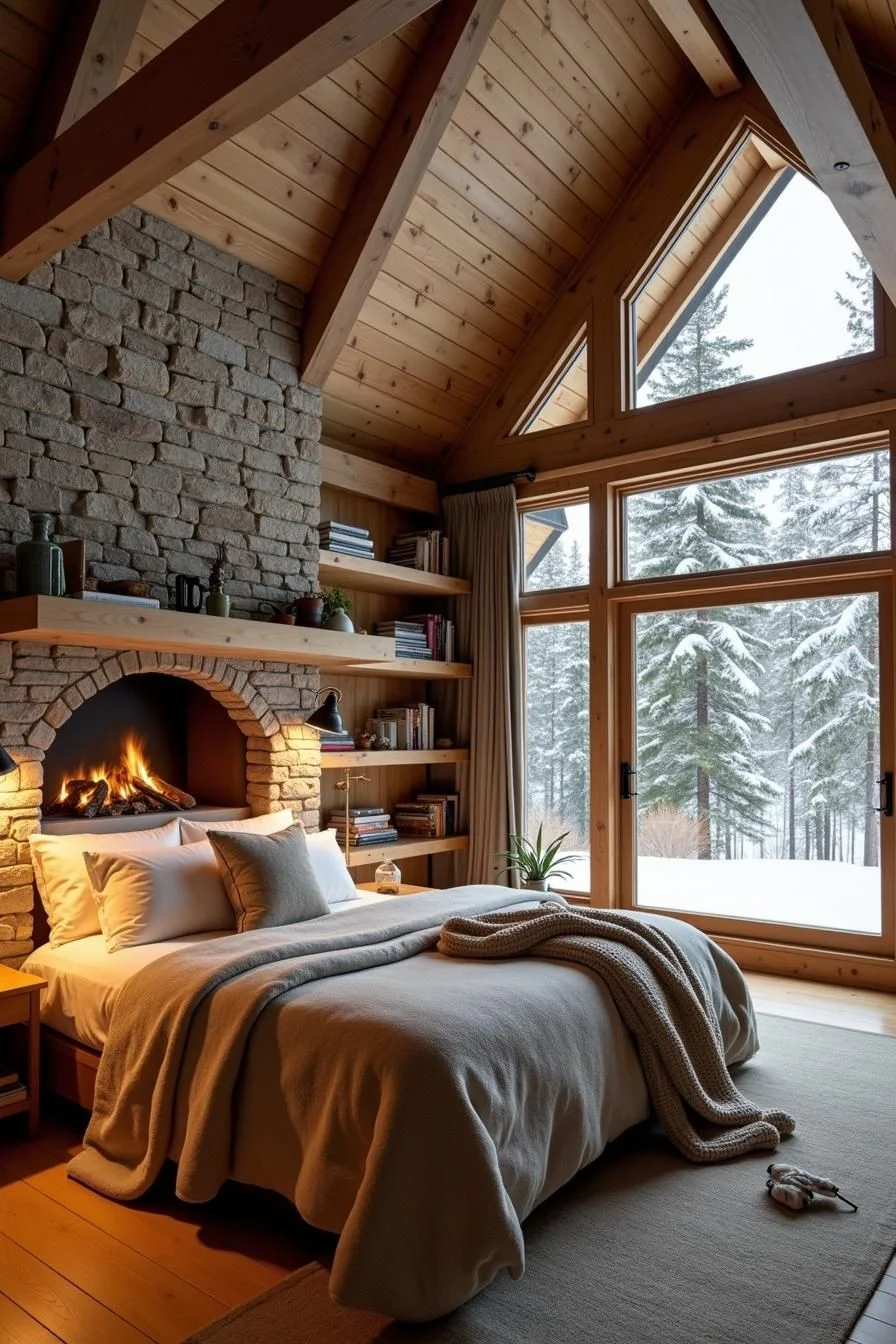 A Frosty Fairytale by the Timber Fire