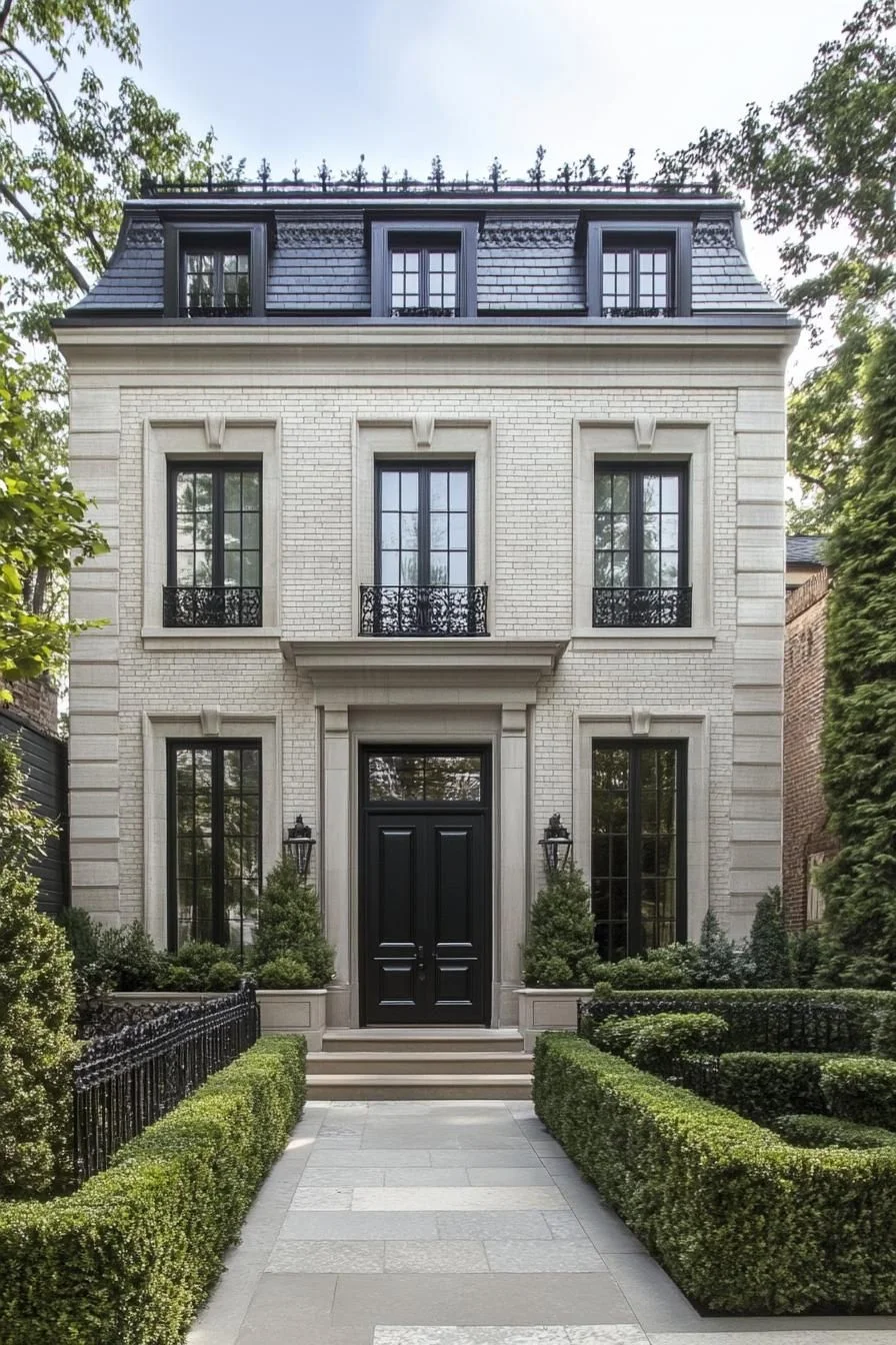 Modern Grandeur Shapes This Majestic Facade