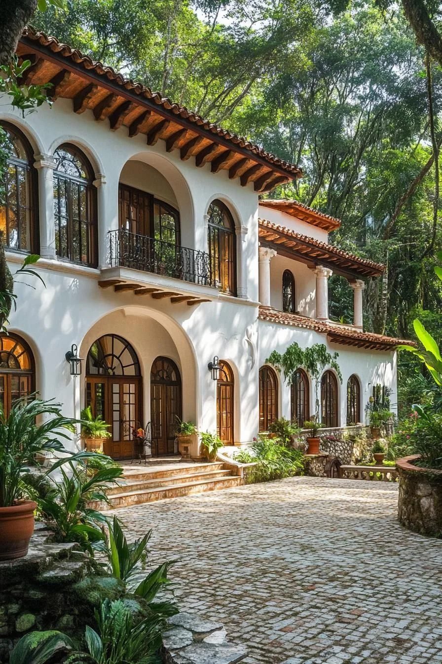 A Sunlit Paradise With Arched Canopy Views