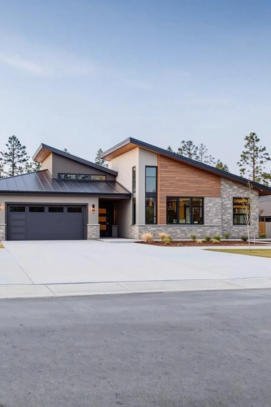 Modern Design Powered by a Skillion Roof