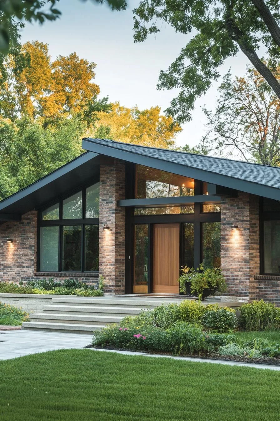 A Gable-Filled Brick Ranch Showcase