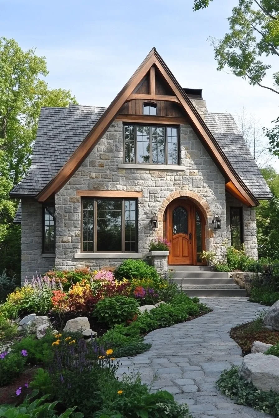 A Cottage With Quirky Quoins and Gables