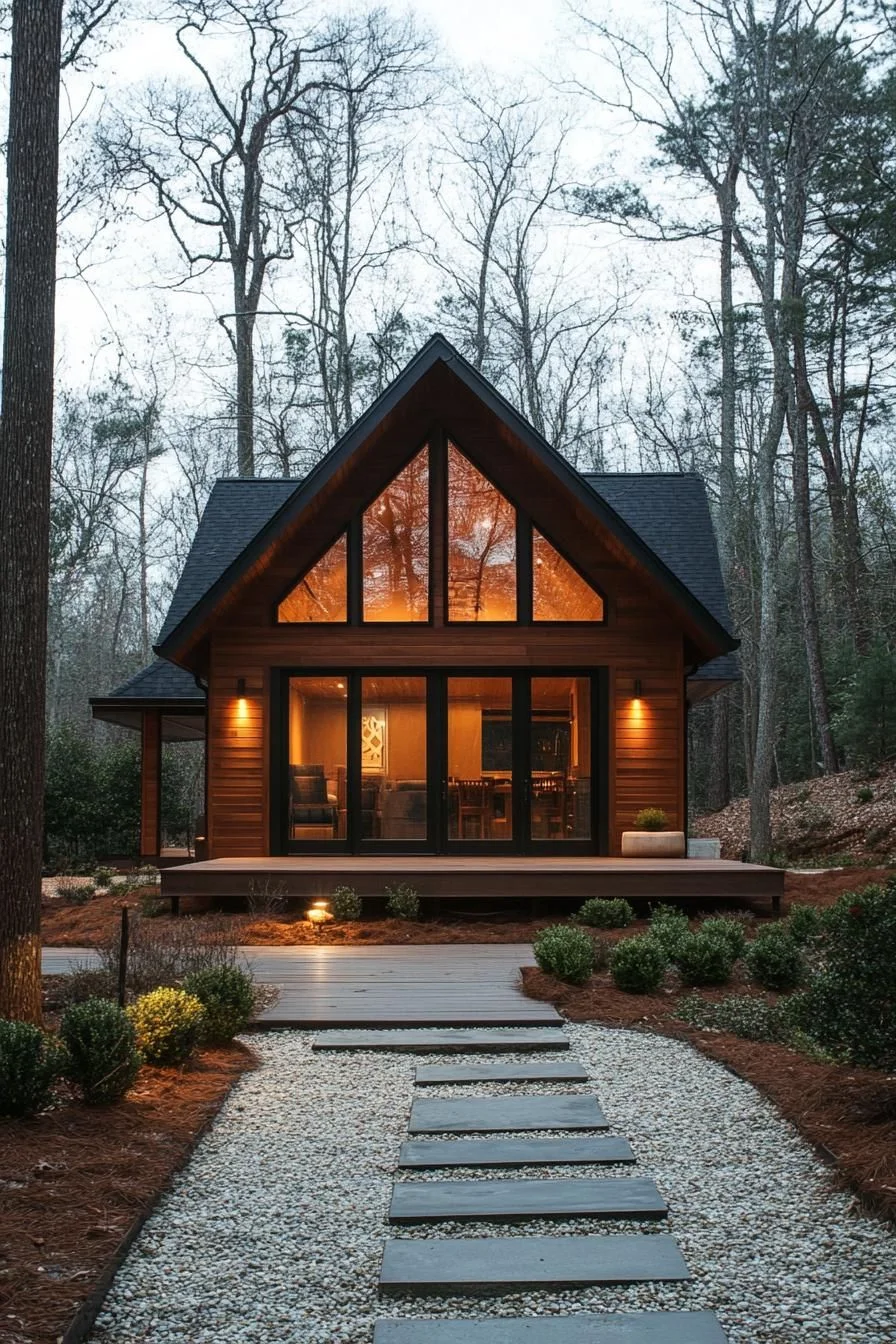 A Timber Cabin A-Frame Escape