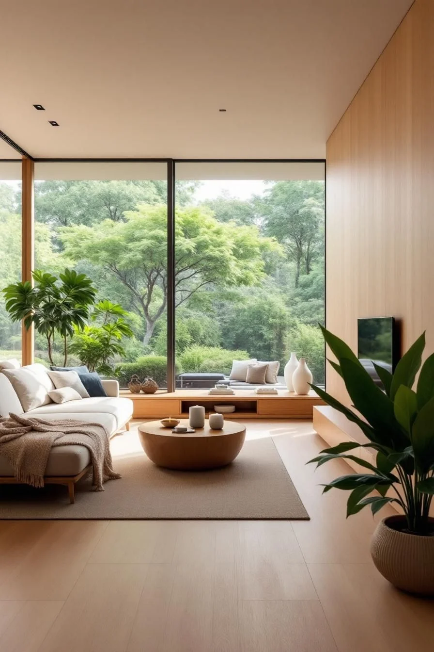 Bamboo Details in a Cozy Corner