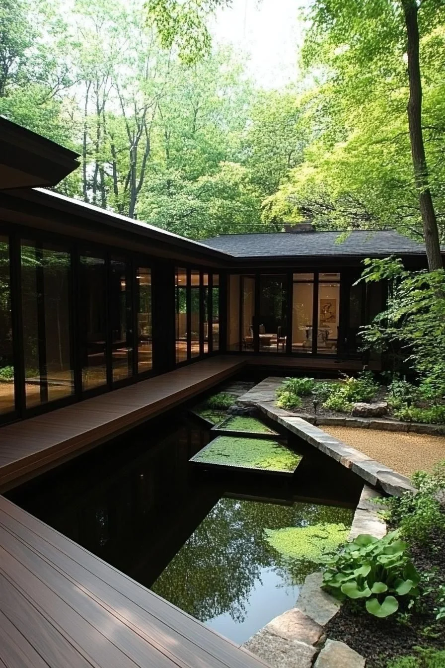 A Poolside Courtyard Built for Reflection