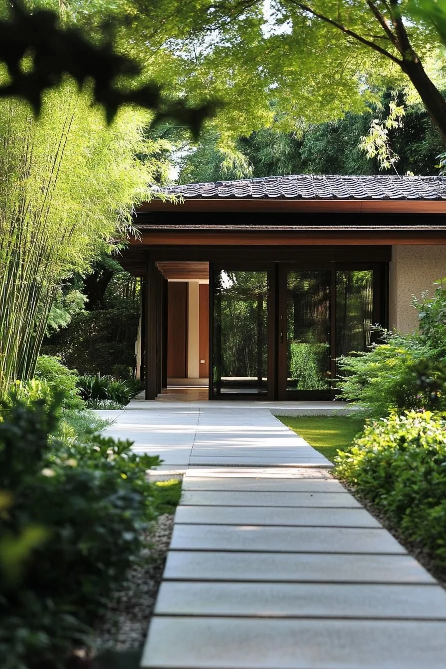 A Green Pathway Leading to Zen