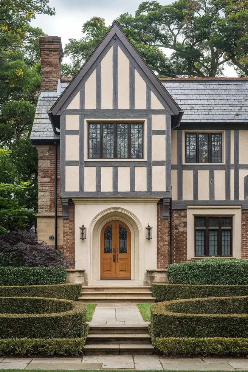 Tudor Cottage with a Leafy Entrance