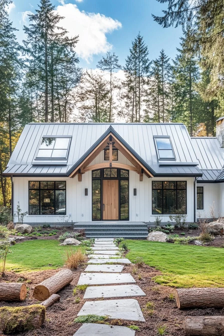 Barndominium on a Pine-Lined Path