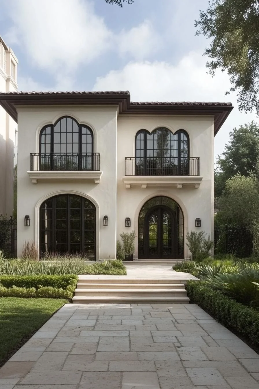 A Villa Defined by Arched Elegance