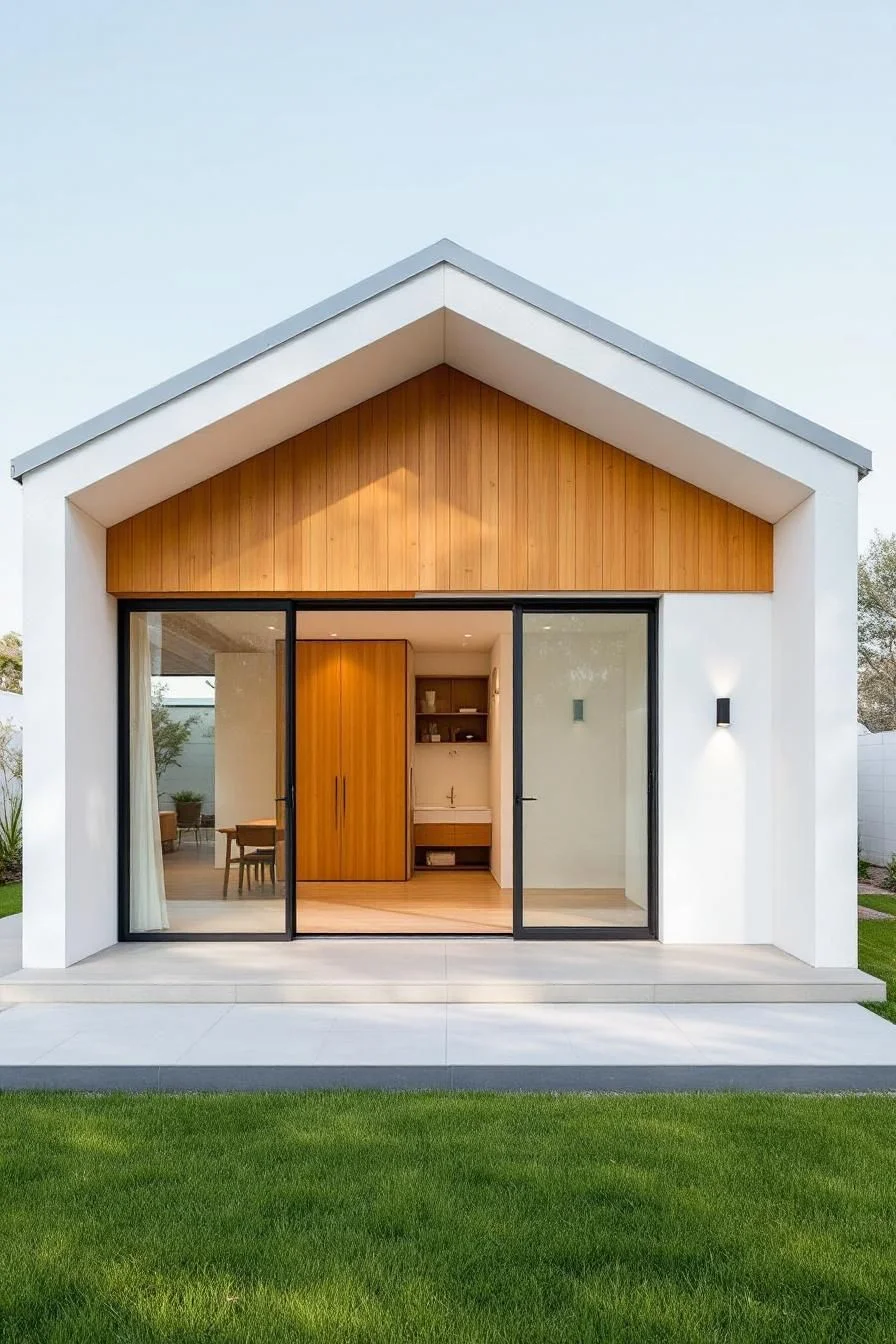 Simple Gabled Design Under Open Skies
