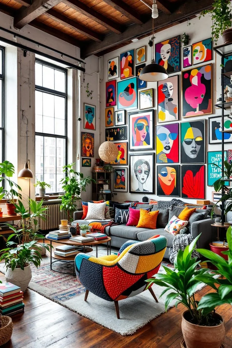 A Colorful Dream Den in a Loft