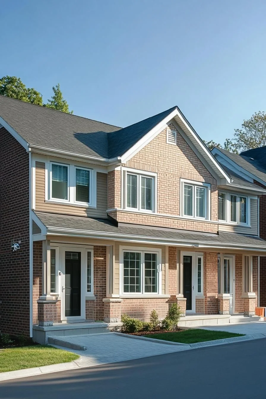 Brick Facade Bringing Suburban Charm To Life