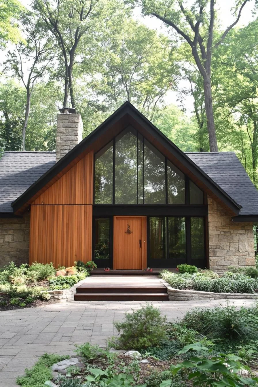 An A-Frame Built for Woodland Adventure