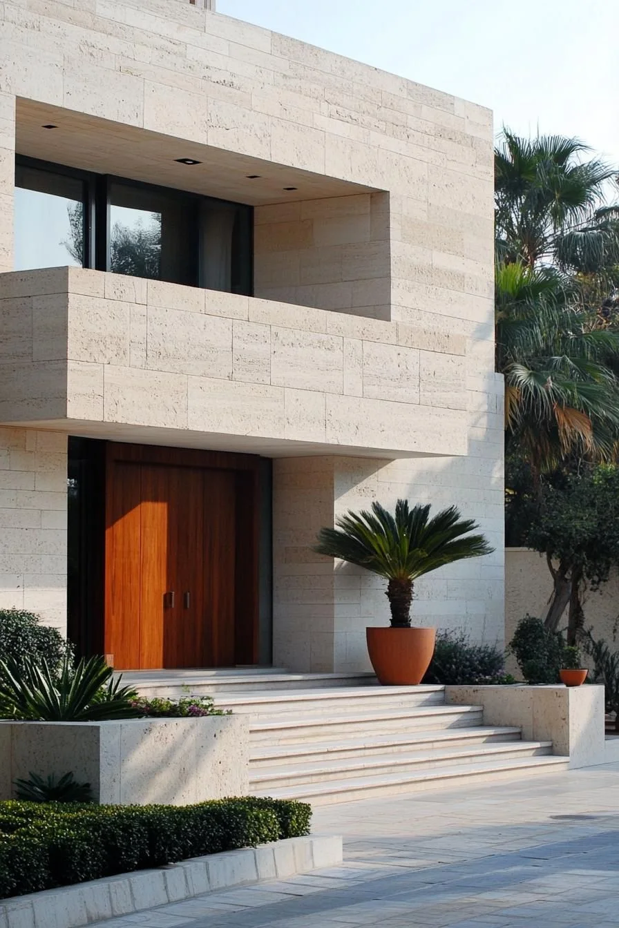 Luxury Villa With a Natural Stone Facade