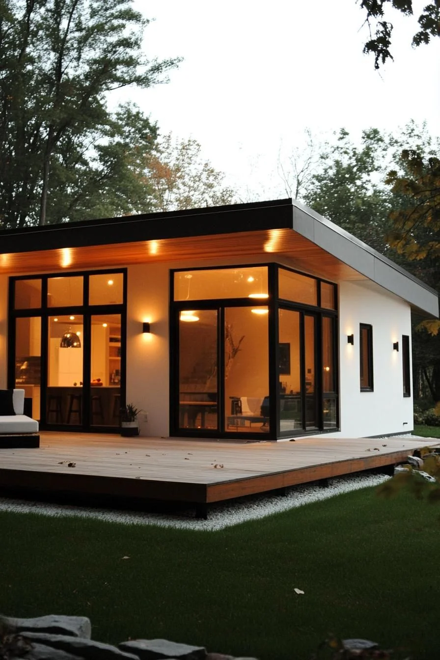 Chic Contemporary Cabin Among the Trees