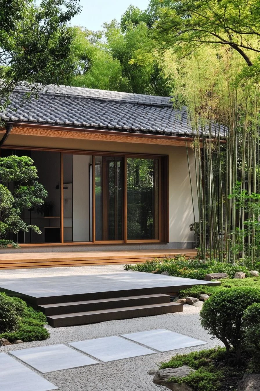 A Zen Garden Platform With Minimalist Style
