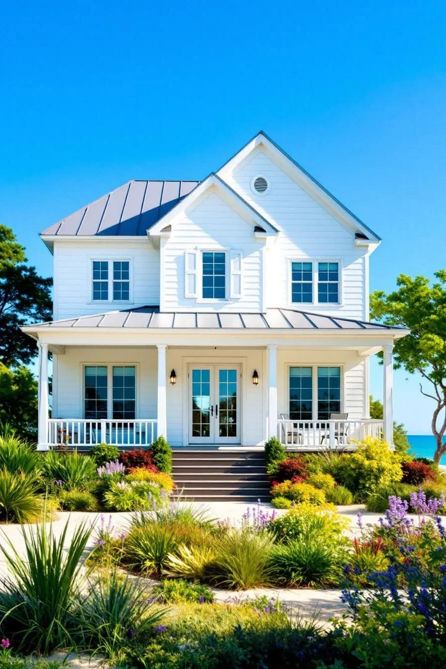 A White Coastal House with Ocean Accents