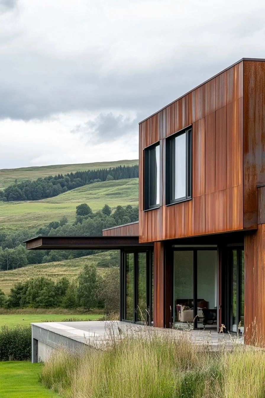 Industrial Steel Structure With Natural Wood Cladding - photo 2