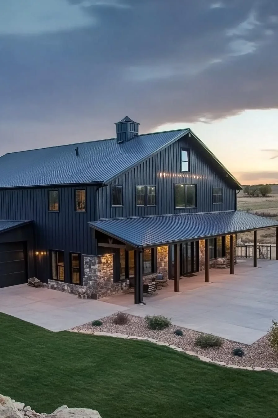 Farmhouse Warmth Meets Industrial Style