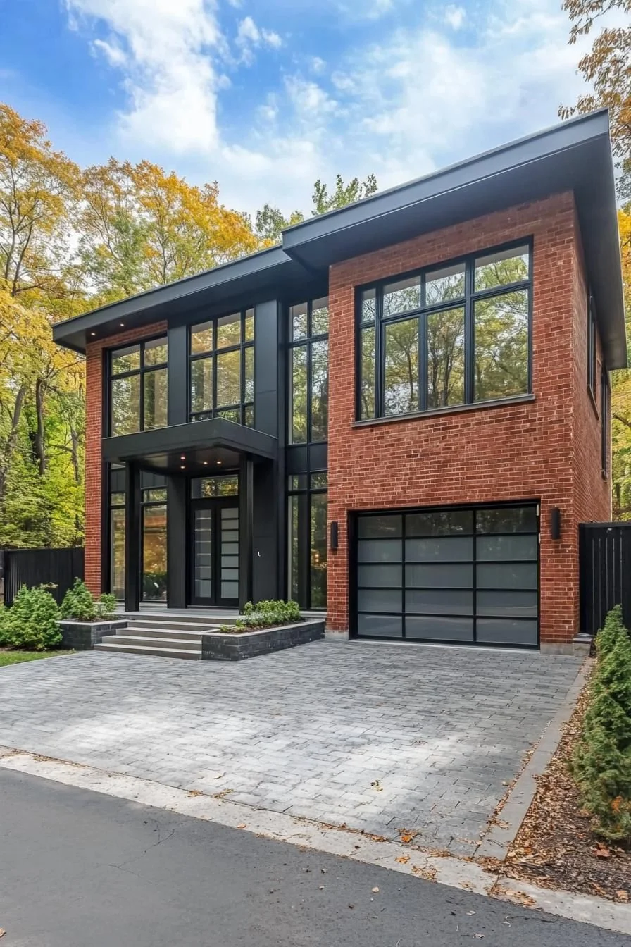 A Brick Home Wrapped In Leafy Views
