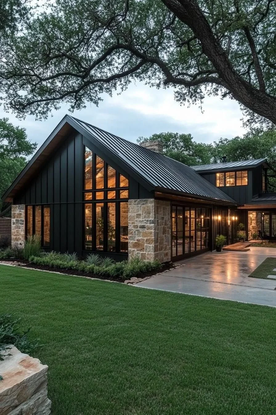 A Grand Gabled Barndominium Design
