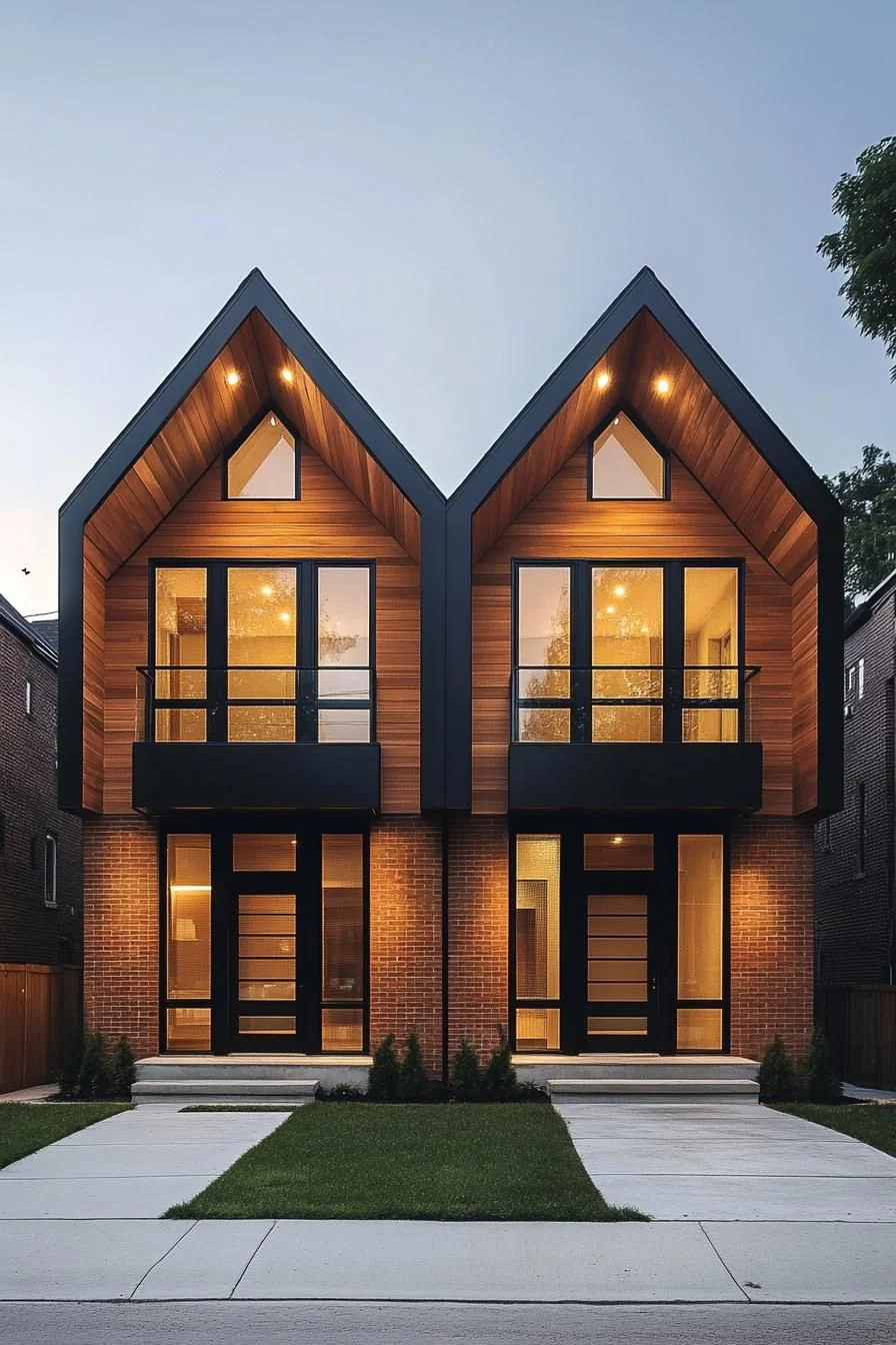 Twin Brick Duplex Showcase