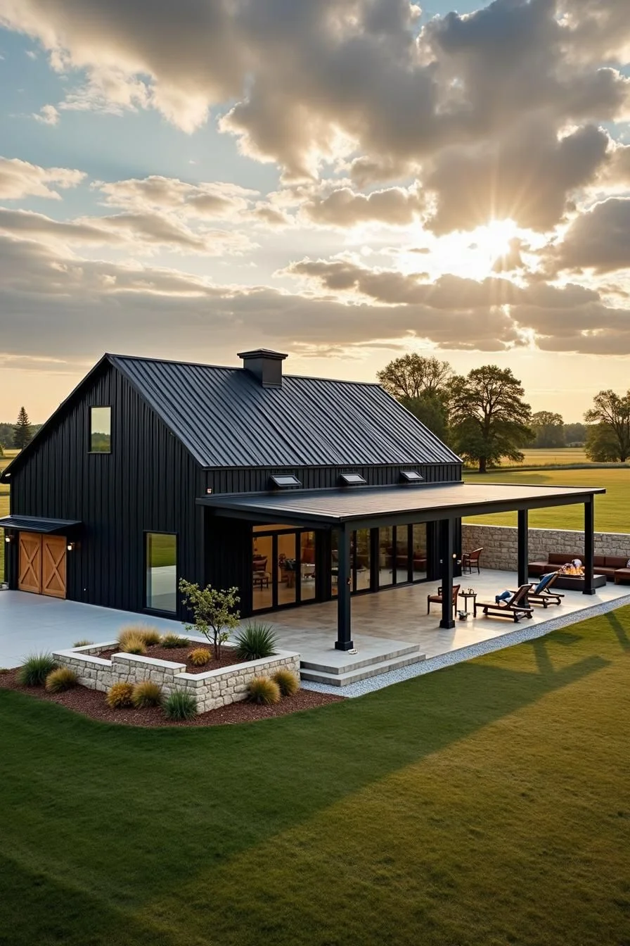 Ranch Style Under Colorful Skies