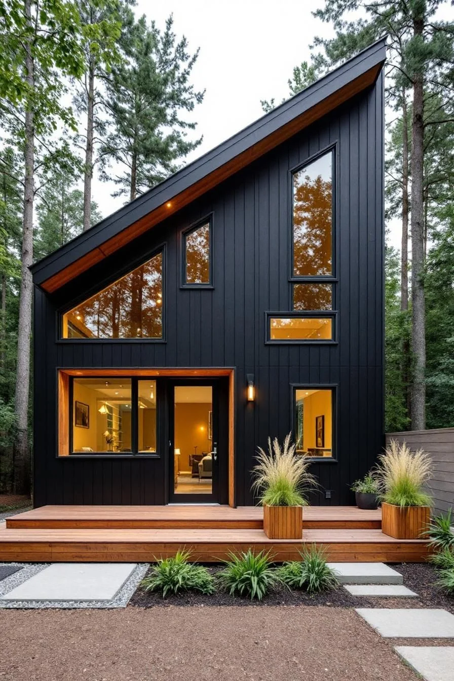 A Sleek Silhouette Set Among the Pines