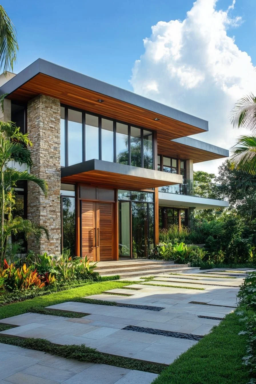 A Bali-Inspired Tropical Timber Dream