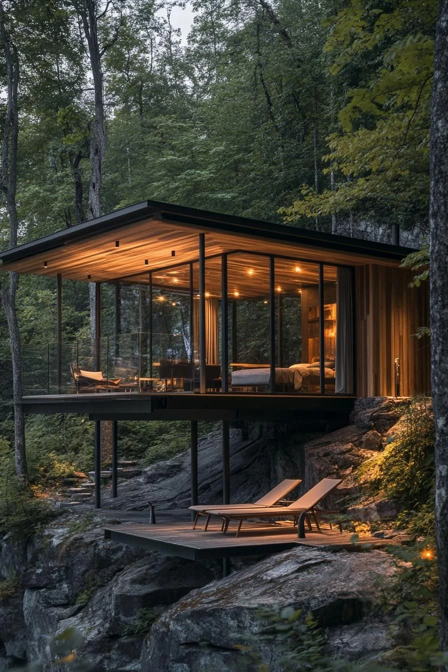A Floating Forest Villa Among Whispering Trees