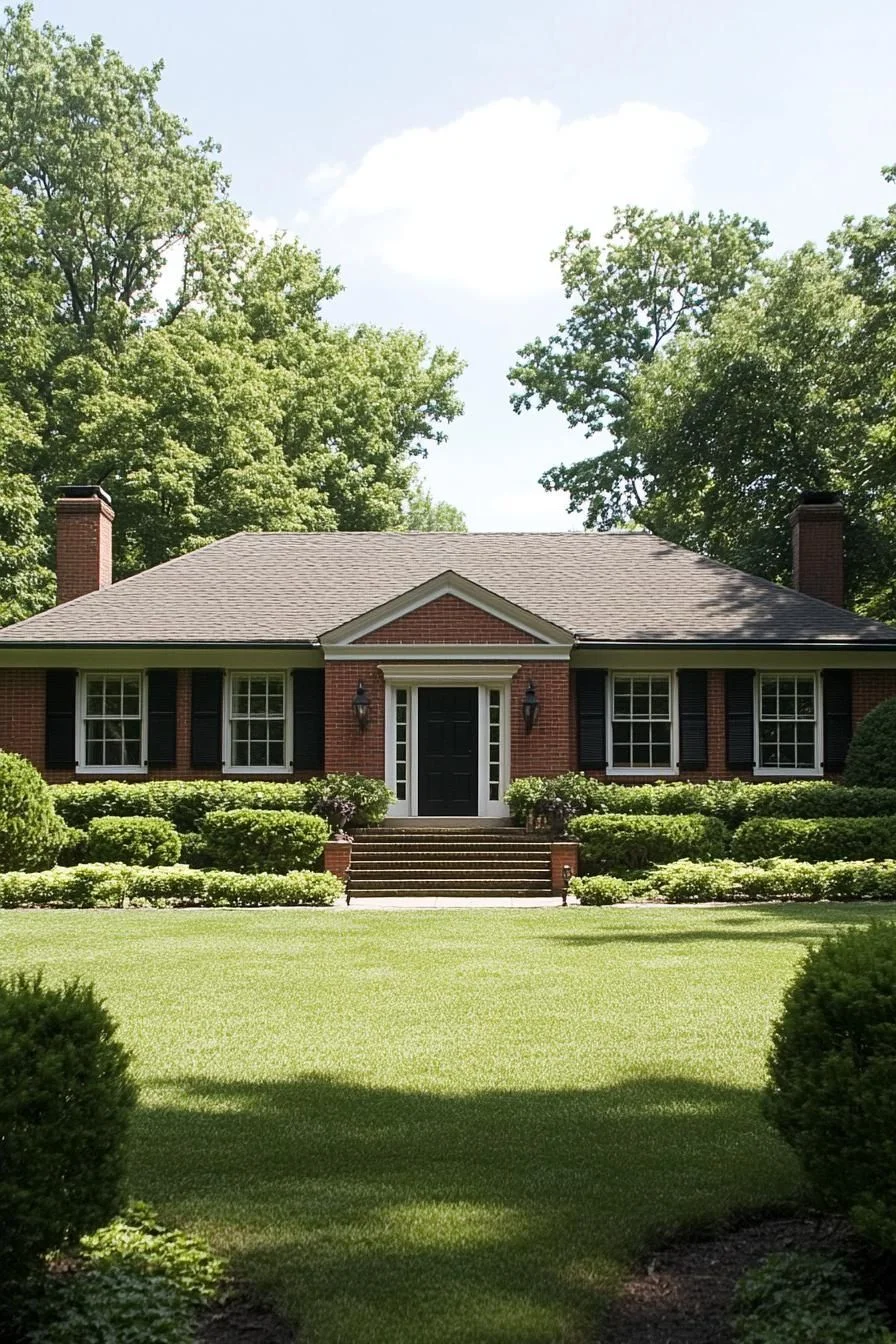 A Classic Gabled Brick Retreat