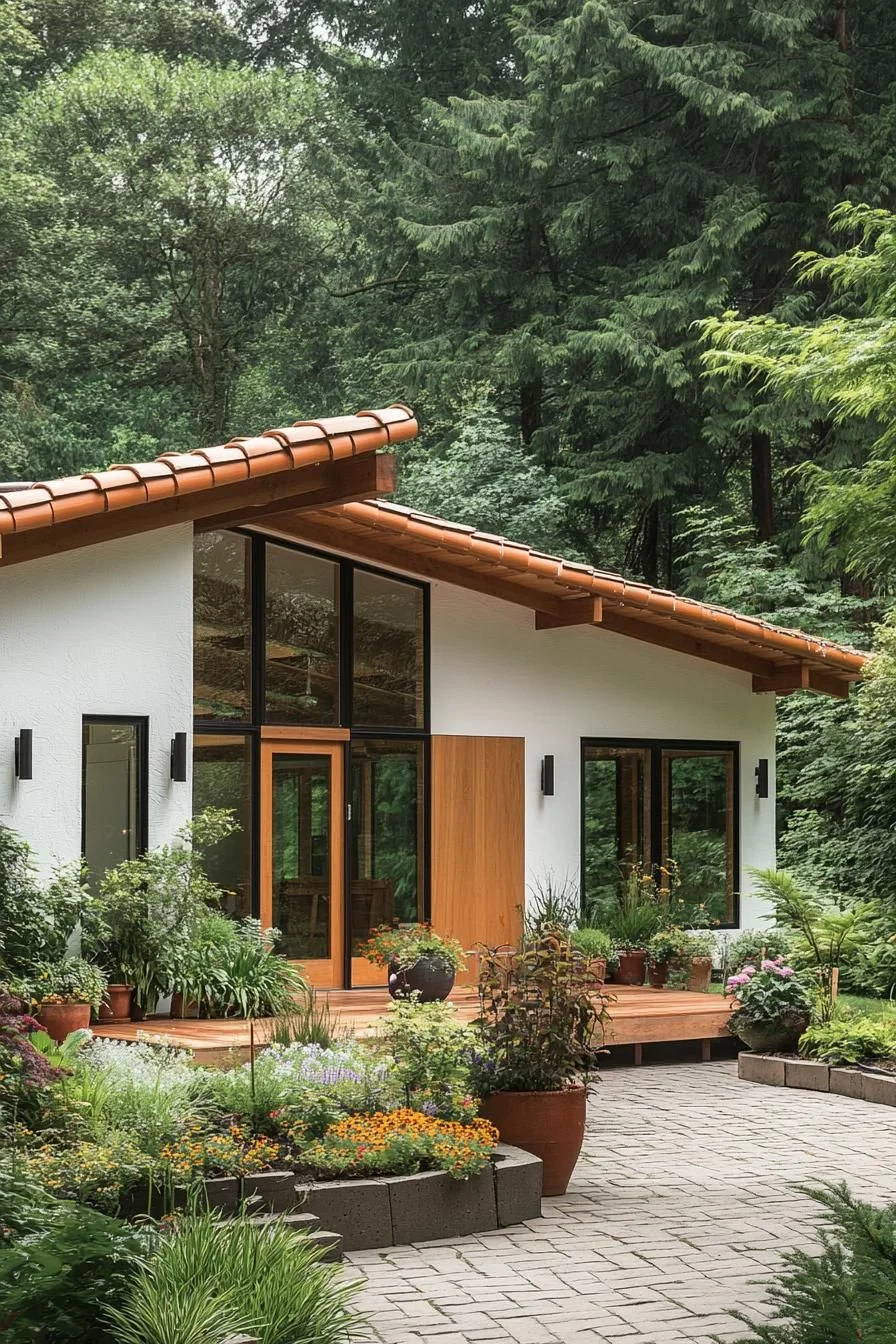 Eco-Conscious Woodland Cabin
