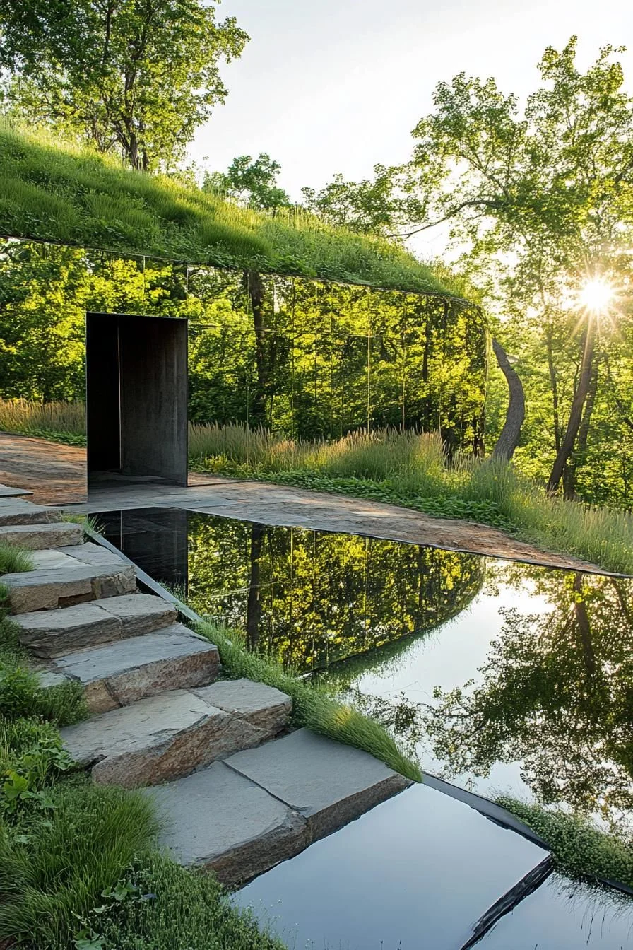 Glass Accents That Reflect the Landscape - photo 4