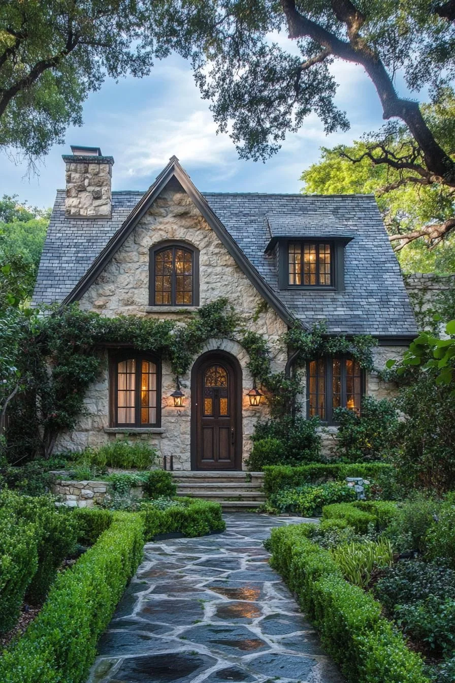 A Rustic Cottage Set in Green Calm