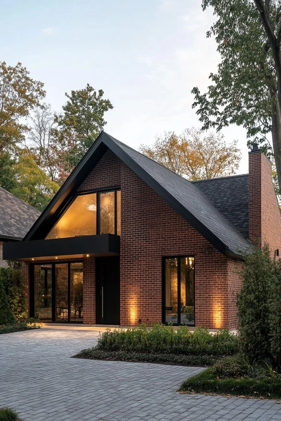 A Gable-Heavy Brick Ranch Style
