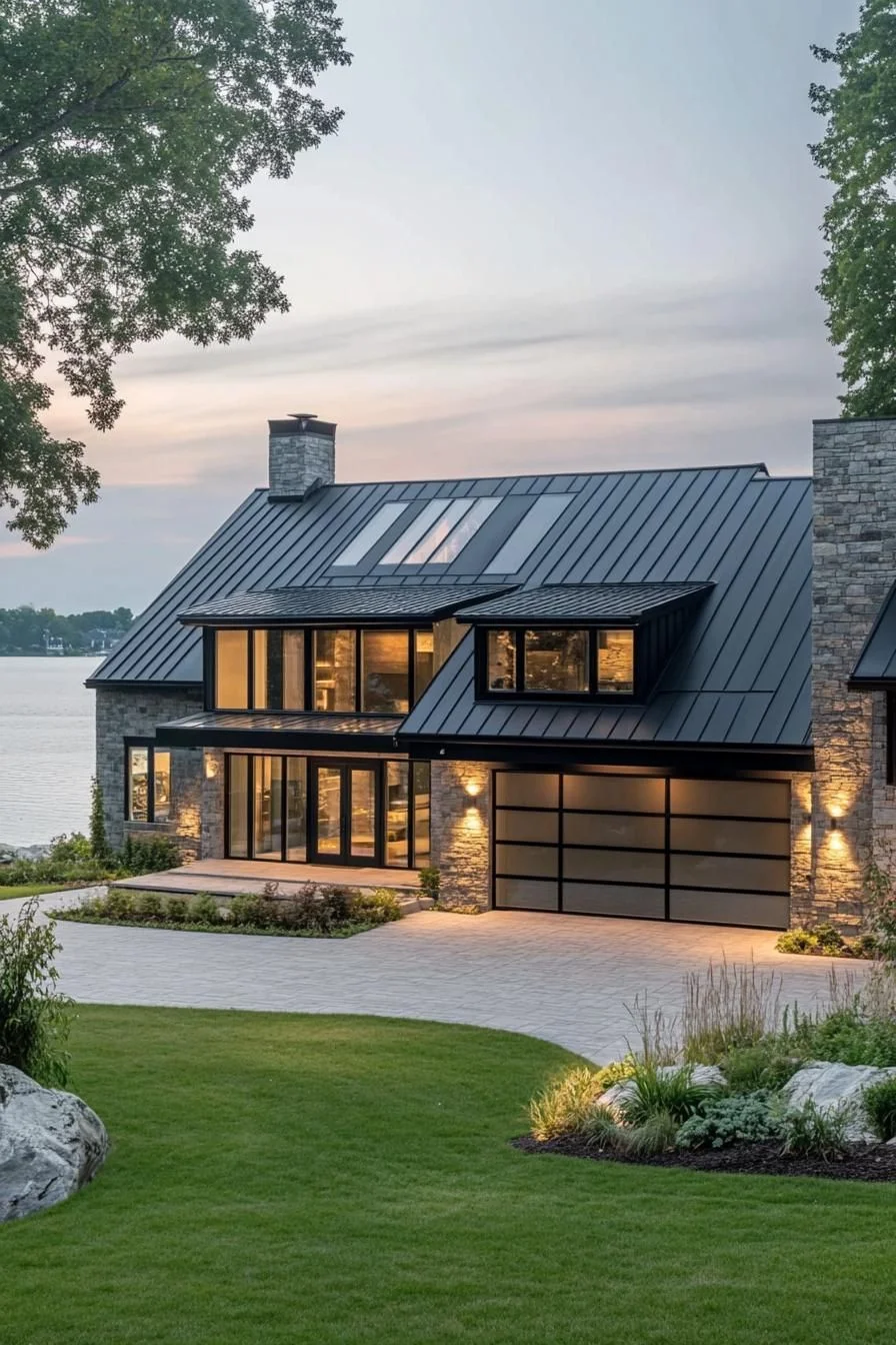 Modern Charm in a Lakefront Retreat