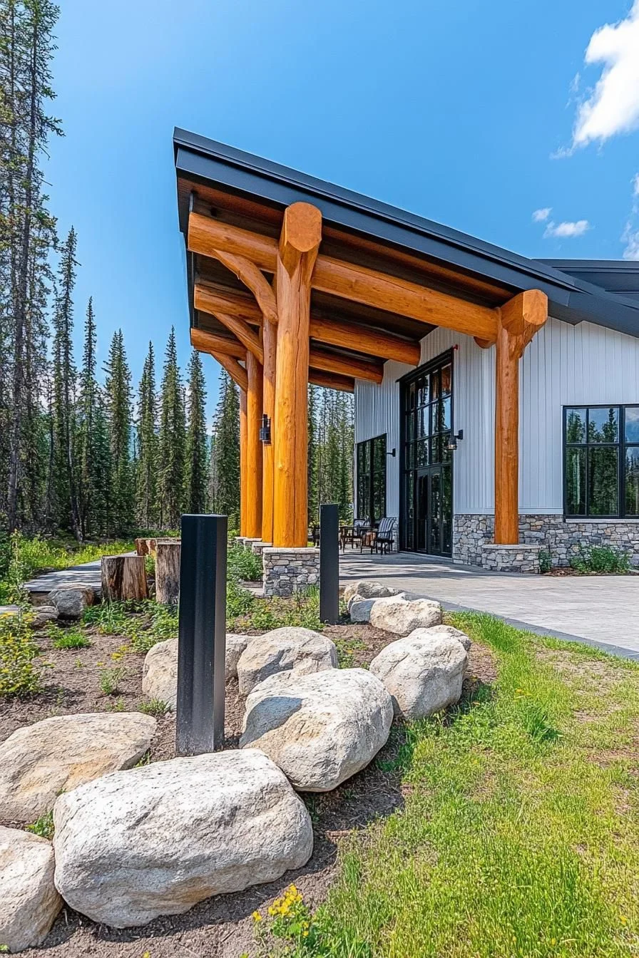 Timber Framing Meets Metal Construction
