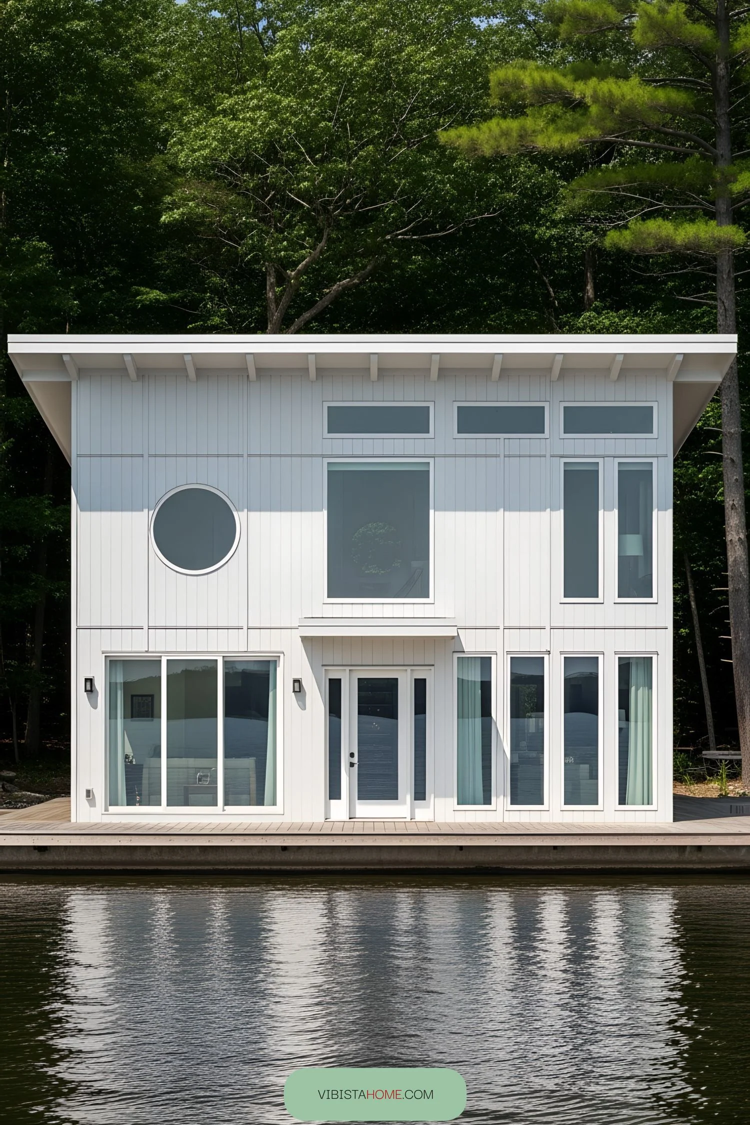 Modern Paddlehouse With Sleek Waterfront Style