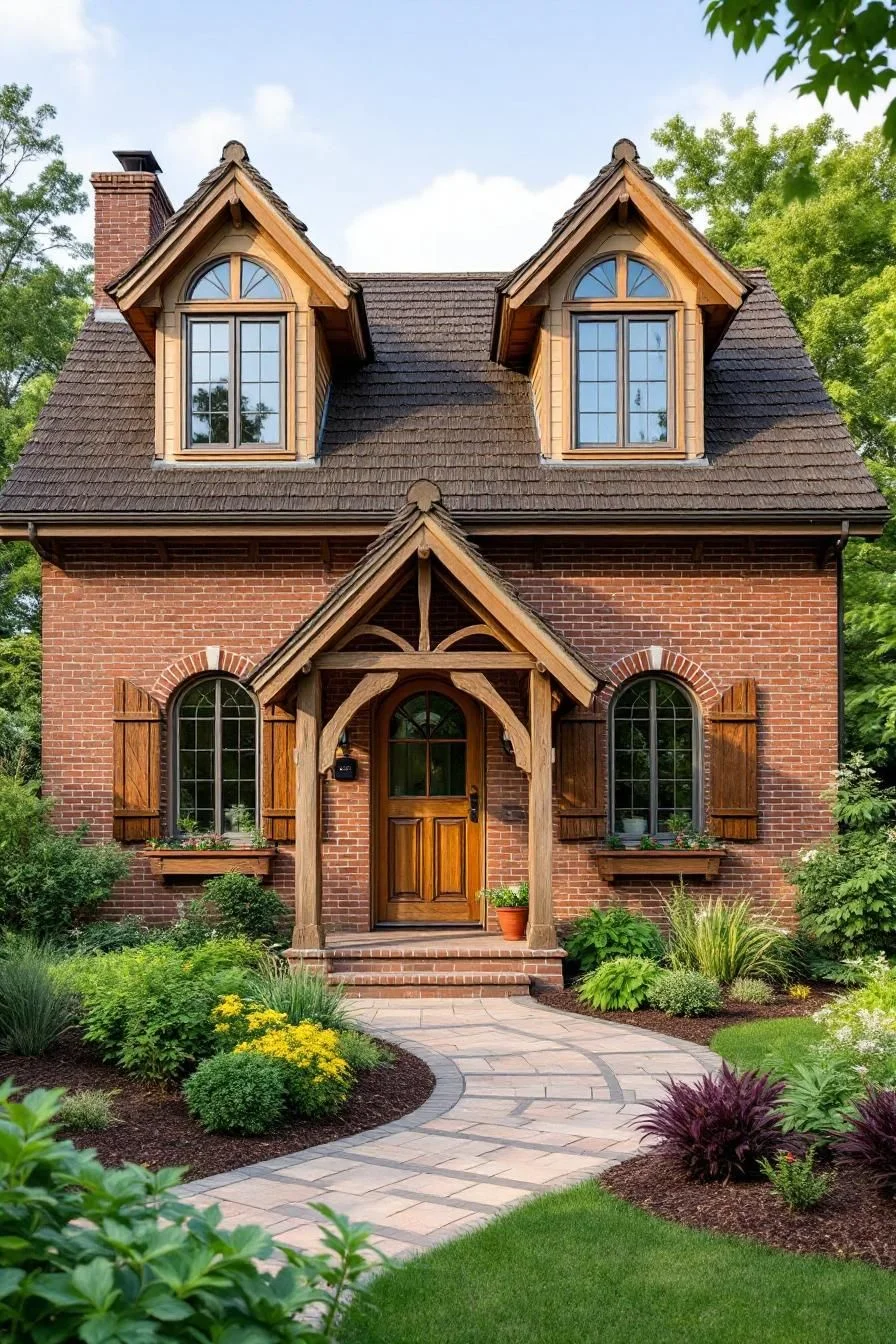 Classic Brick House Design
