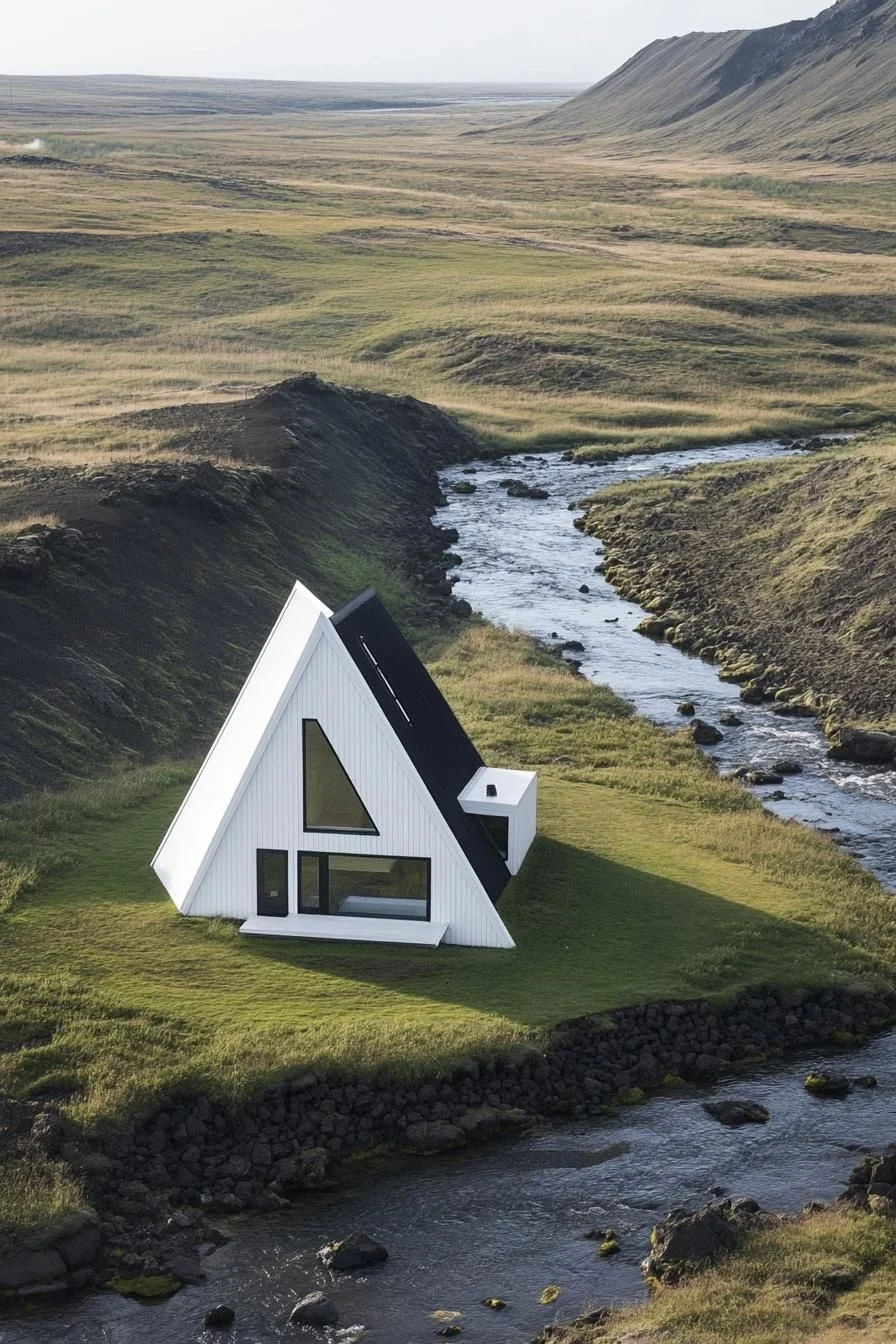 Riverside Modern A-Frame Retreat