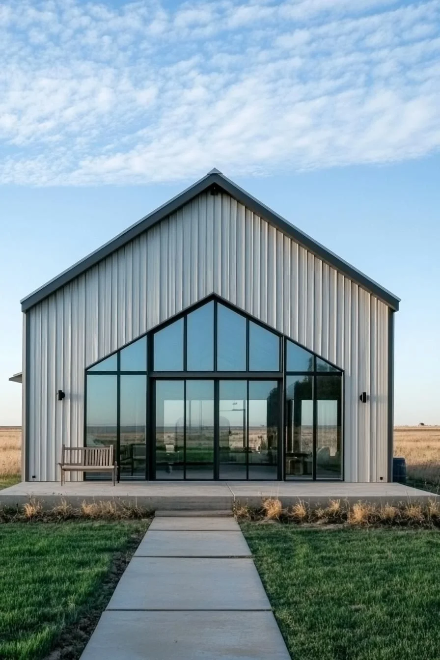 A Metal Barndominium With a Stunning View