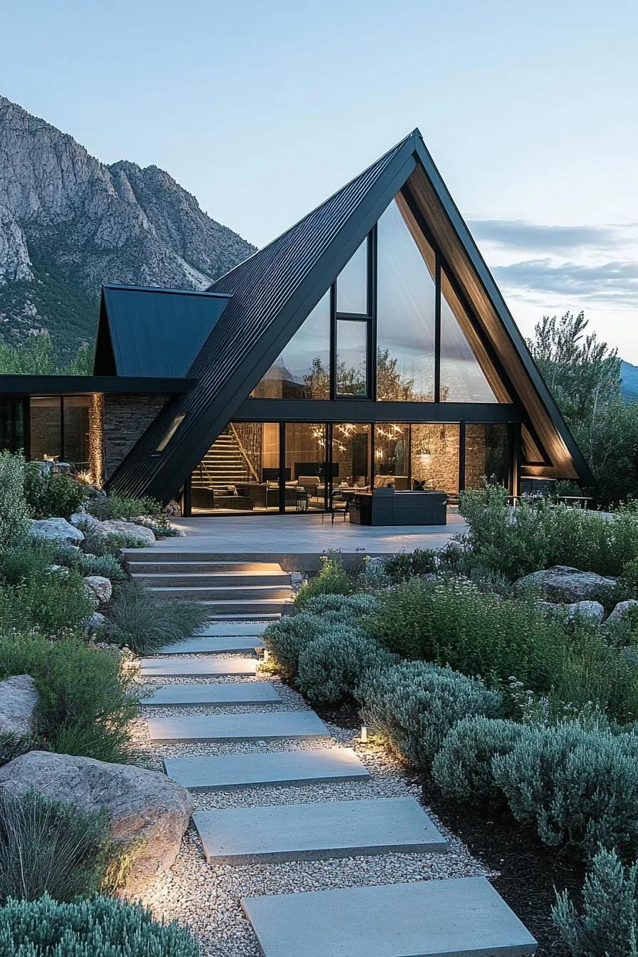 An A-Frame Built for Cozy Living