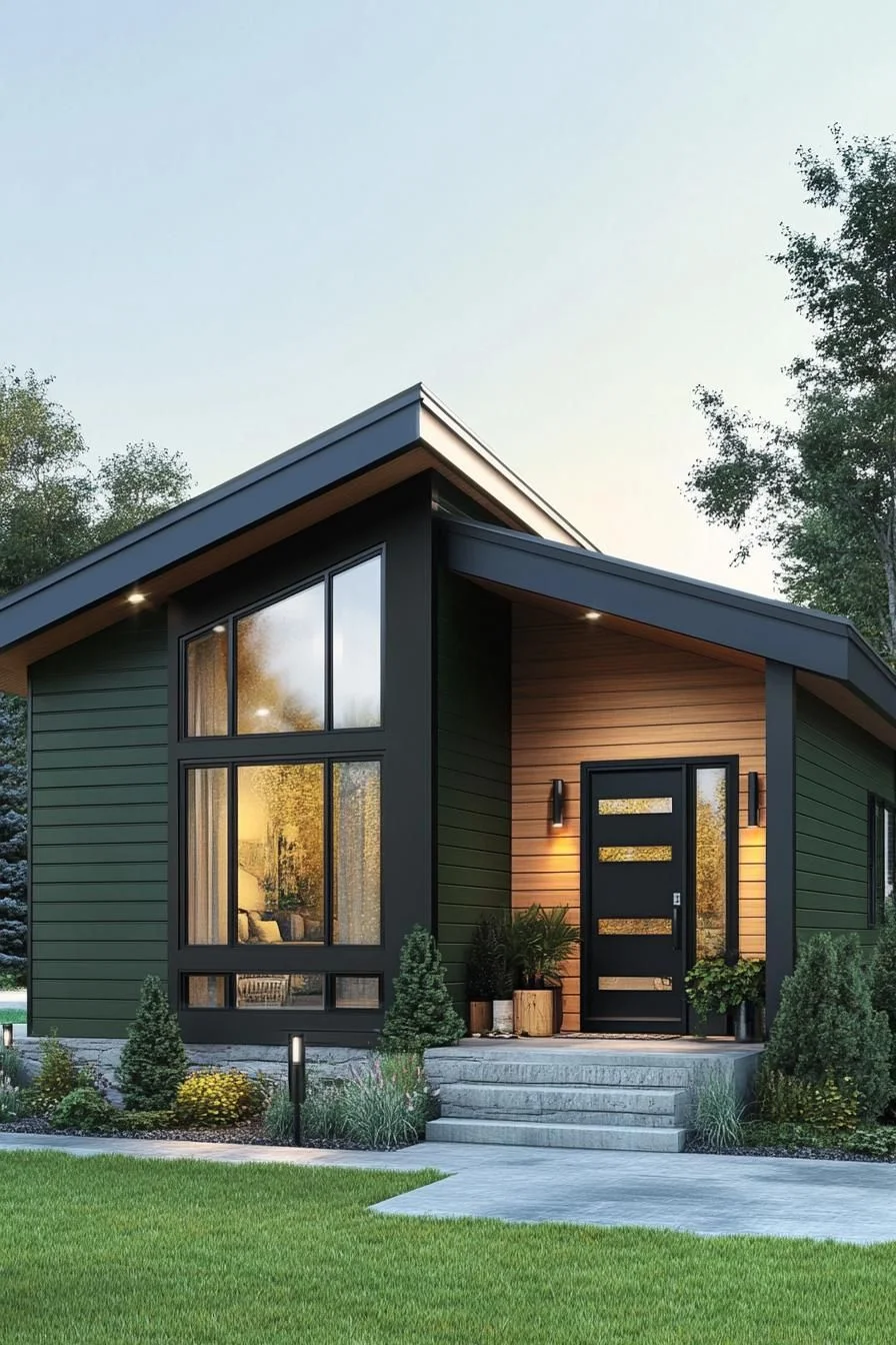Contemporary Green Gables Delight