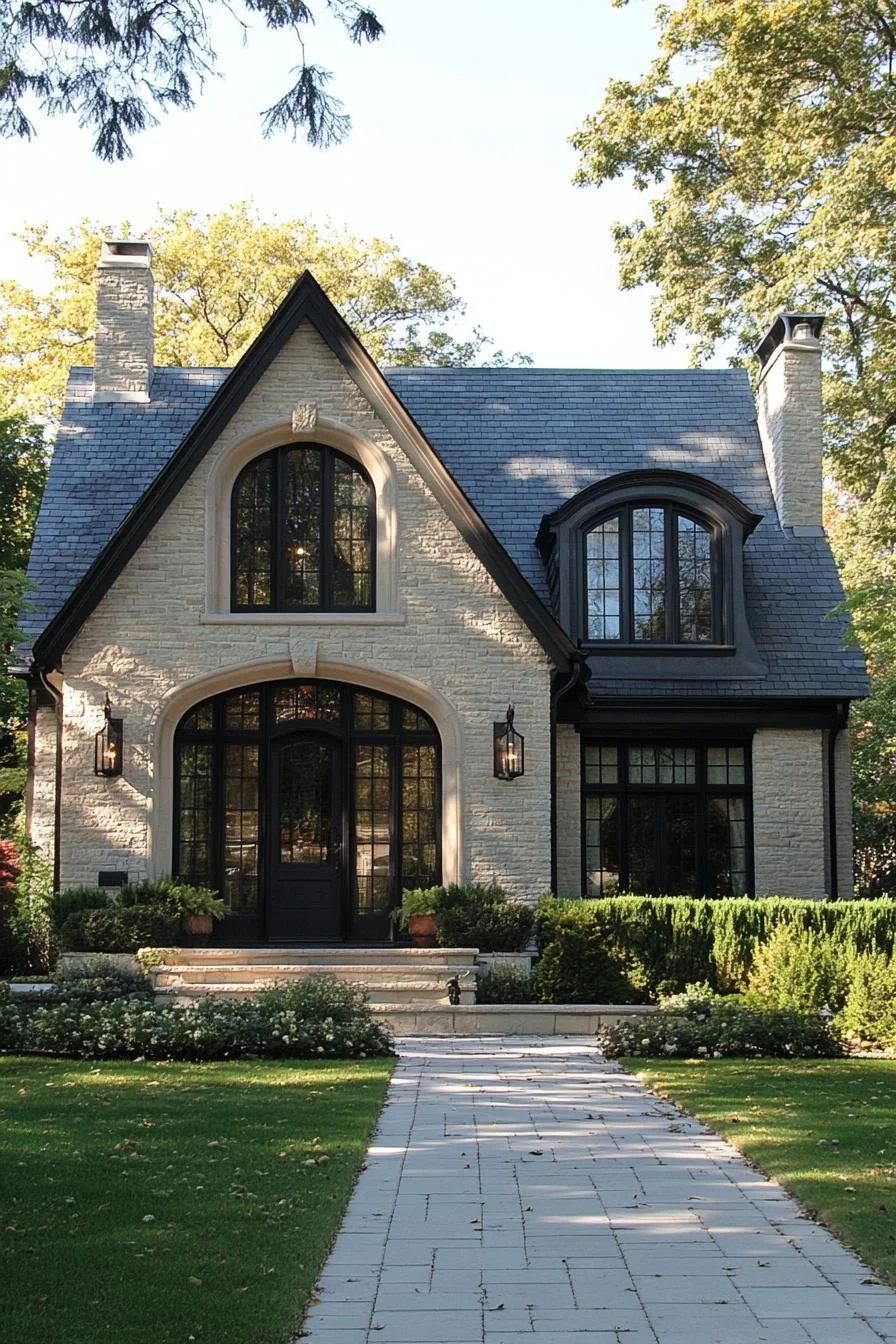 A Charming Tudor Revival Exterior
